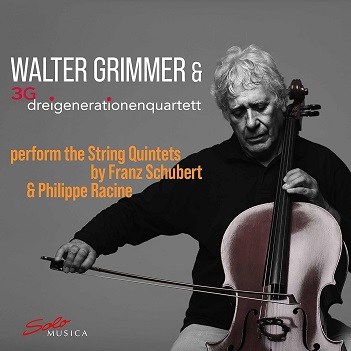 Cover van Grimmer, Walter & 3g Dreigenerationenquartett – Perform the String Quintets By Franz Schubert & Philippe Racine