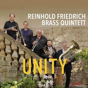 Cover van Reinhold Friedrich Brass Quintett – Unity