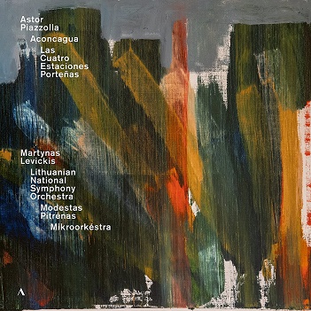 Cover van Levickis, Martynas & Mikrookestra – Piazzolla: Aconcagua/Las Cuatro Estaciones Portenas