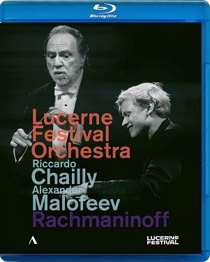Cover van Lucerne Festival Orchestra & Riccardo Chailly & Alexander Malofeev – Rachmaninoff: Symphony In D Minor, "Youth" / Piano Concerto No. 1