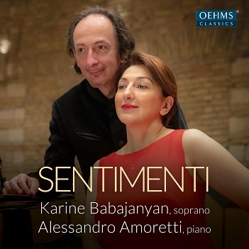 Cover van Babajanyan, Karine – Liszt, Respighi & Tosti: Sentimenti