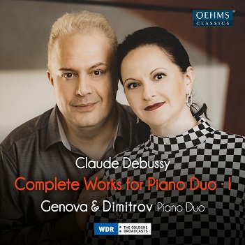 Cover van Genova & Dimitrov Piano Duo – Debussy - Complete Works For Piano Duo, Vol. 1