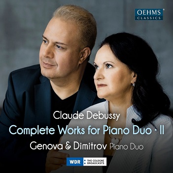 Cover van Genova-Dimitrov Piano Duo – Claude Debussy: Complete Works For Piano Duo, Vol. 2