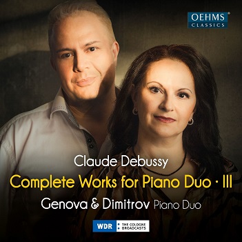 Cover van Genova & Dimitrov Piano Duo – Claude Debussy: Complete Works For Piano Duo Iii