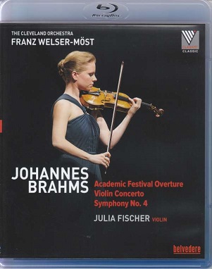 Cover van Julia Fischer, Junge Deutsche Philharmonie, Matthi – Brahms: Violin Concert D-Dur