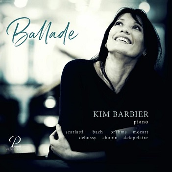 Cover van Barbier, Kim – Ballade - Works For Solo Piano