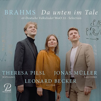 Cover van Becker, Leonard – Brahms: Da Unten Im Tale - Volkslieder