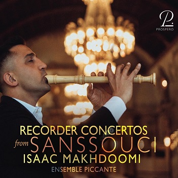 Cover van Makhdoomi, Isaac – Bach, Graun & Quantz: Flute Concertos From Sanssouci
