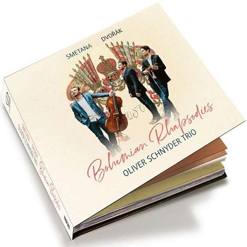 Cover van Schnyder, Oliver -Trio- – Dvorak & Smetana: Bohemian Rhapsodies - Piano Trios