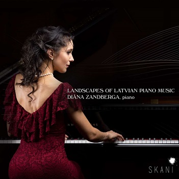 Cover van Zandberga, Diana – Landscapes of Latvian Piano Music