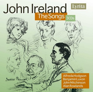Cover van Luxon, Benjamin & John Mitchinson & Alan Rowlands – John Ireland: Songs