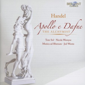 Cover van Sol, Tom & Musica Ad Rhenum & Jed Wentz – Handel: Apollo E Dafne - the Alchymist