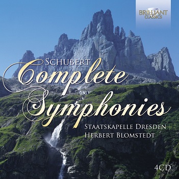 Cover van Staatskapelle Dresden & Herbert Blomstedt – Schubert: Complete Symphonies