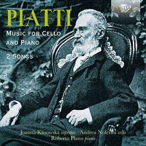 Cover van Andrea Noferini – Piatti: Music For Cello and Piano, 2 Songs