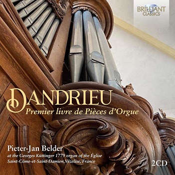 Cover van Belder, Pieter-Jan – Dandrieu: Premier Livre De Pieces D'orgue