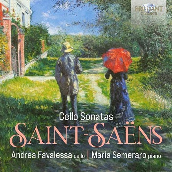 Cover van Favalessa, Andrea – Saint-Saens: Cello Sonatas