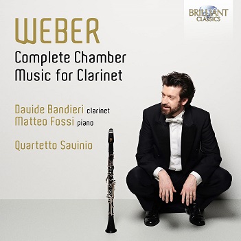 Cover van Davide Bandieri – Weber: Complete Chamber Music For Clarinet