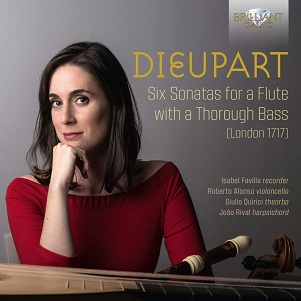 Cover van Isabel Favilla – Dieupart: Six Sonatas For a Flute With a Thorough