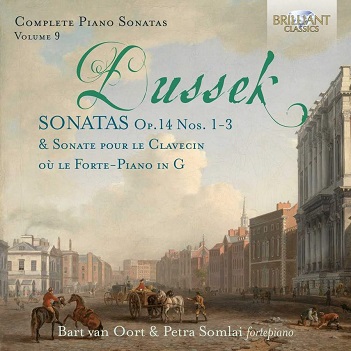 Cover van Oort, Bart Van – Dussek: Complete Piano Sonatas Op. 14 Nos. 1-3, Vo
