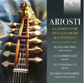 Cover van Mauro Righini – Ariosti: 6 Lessons For Viola D'amore and Continuo