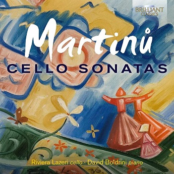 Cover van Riviera Lazeri – Martinu: Cello Sonatas