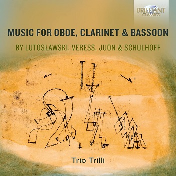 Cover van Trio Trilli – Music For Oboe, Clarinet & Bassoon By Lutoslawski,
