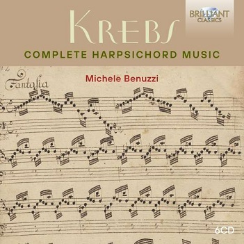 Cover van Michele Benuzzi – Krebs: Complete Harpsichord Music