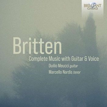 Cover van Duilio Meucci – Britten: Complete Music With Guitar & Voice