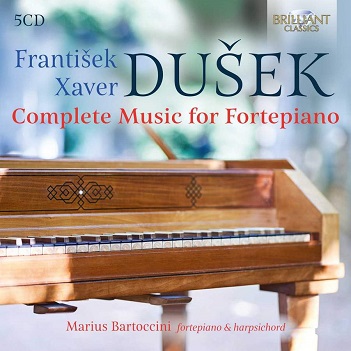 Cover van Marius Bartoccini – F.X. Dusek: Complete Music For Fortepiano