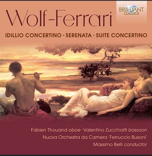 Cover van Trio Arche – Wolf-Ferrari: Idillio Concertino, Serenata, Suite