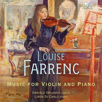 Cover van Daniele Orlando – Farrenc: Music For Violin & Piano