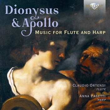 Cover van Claudio Ortensi – Dionysus & Apollo: Music For Flute and Harp
