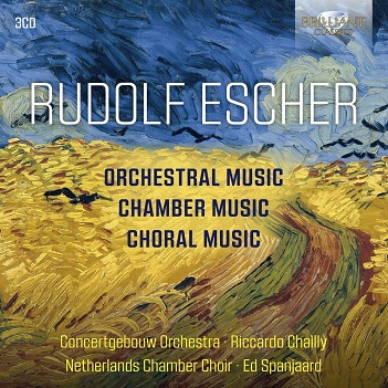 Cover van Concertgebouw Orchestra – Rudolf Escher: Orchestra, Chamber and Choral Music