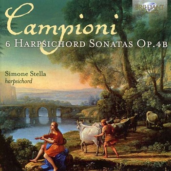 Cover van Stella, Simone – Campioni: 6 Harpsichord Sonatas Op.4b
