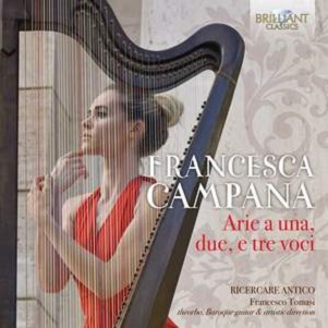 Cover van Ricercare Antico – Campana: Arie a Una, Due E Tre Voci