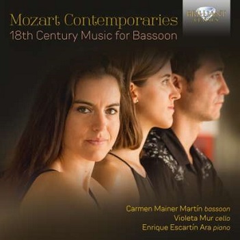 Cover van Carmen Mainer Martin – Mozart Contemporaries: 18th Century Music For Bass