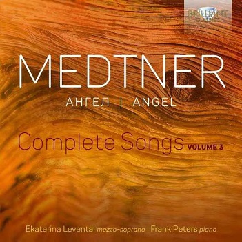 Cover van Levental, Ekaterina – Medtner: Angel, Complete Songs, Vol. 3