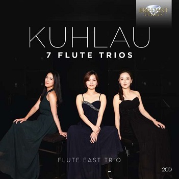 Cover van Flute East Trio – Kuhlau: 7 Flute Trios