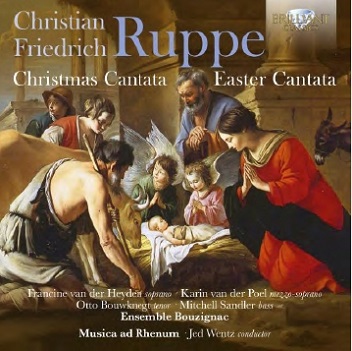 Cover van Musica Ad Rhenum – Ruppe: Christmas Cantata, Easter Cantata