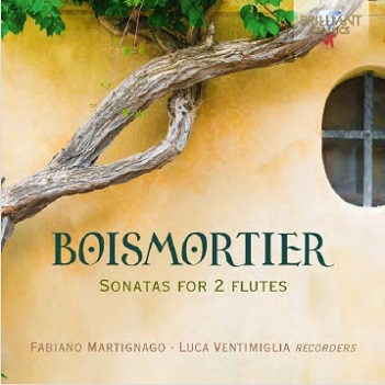Cover van Umbra Lucis Ensemble – Boismortier: Sonatas For 2 Flutes