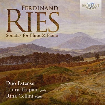 Cover van Duo Estense – Ferdinand Ries: Sonatas For Flute & Piano