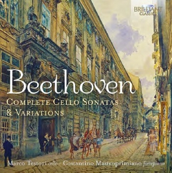 Cover van Zinman, David – Beethoven: Complete Cello Sonatas & Variations