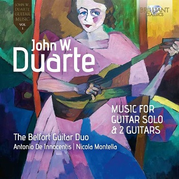 Cover van Belfort Guitar Duo – Duarte: Music For Guitar Solo and 2 Guitars, Vol.