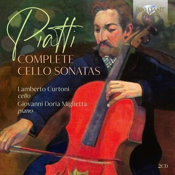 Cover van Curtoni, Lamberto – Piatti: Complete Cello Sonatas