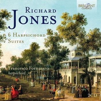 Cover van Fornasaro, Francesco – Jones: 6 Harpsichord Suites