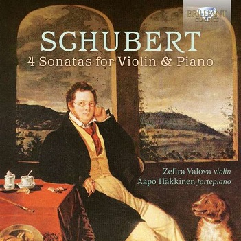 Cover van Zefira Valova – Schubert: 4 Sonatas For Violin & Piano