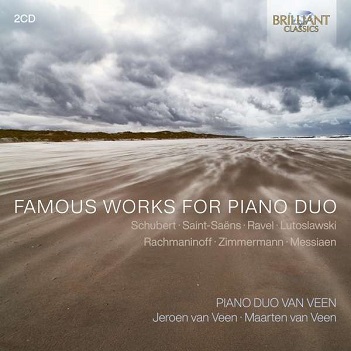 Cover van Piano Duo Van Veen – Famous Works For Piano Duo