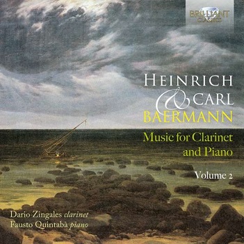Cover van Zingales, Dario – Heinrich & Carl Baermann: Music For Clarinet & Pia