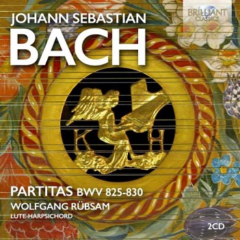 Cover van Rubsam, Wolfgang – J.S. Bach: Partitas Bwv 825-830