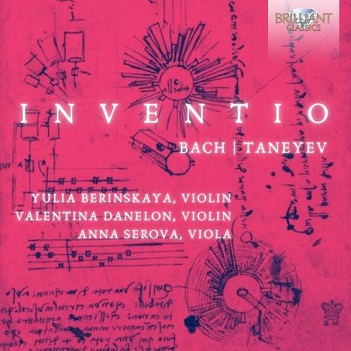 Cover van Berinskaya, Yulia – J.S. Bach, Taneyev: Inventio